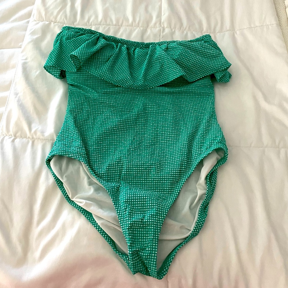 Wine a one piece bathing suit